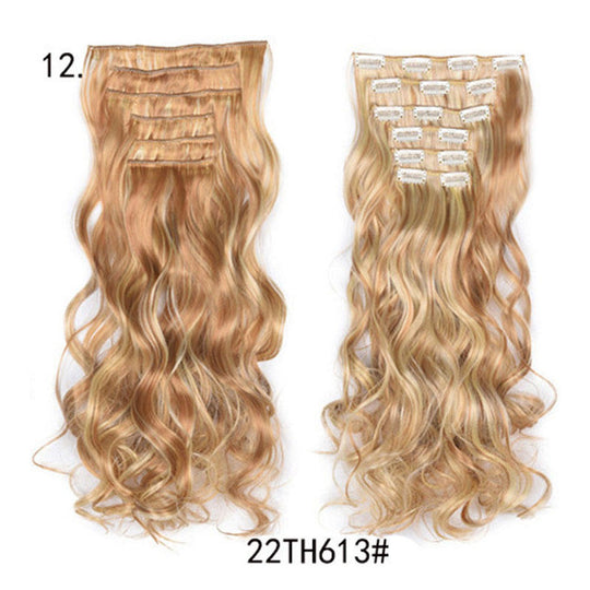 Long Curly Wavy Hair 16 Clip In Hair Extension