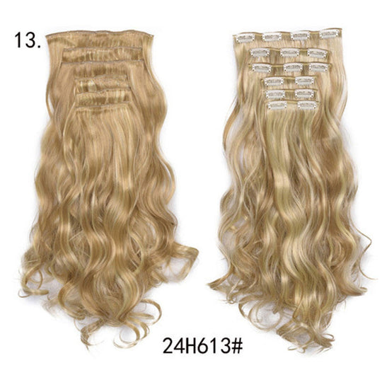 Long Curly Wavy Hair 16 Clip In Hair Extension