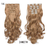 Long Curly Wavy Hair 16 Clip In Hair Extension