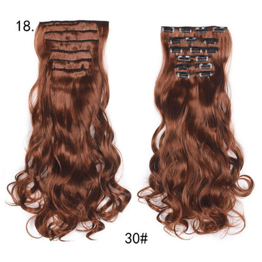 Long Curly Wavy Hair 16 Clip In Hair Extension