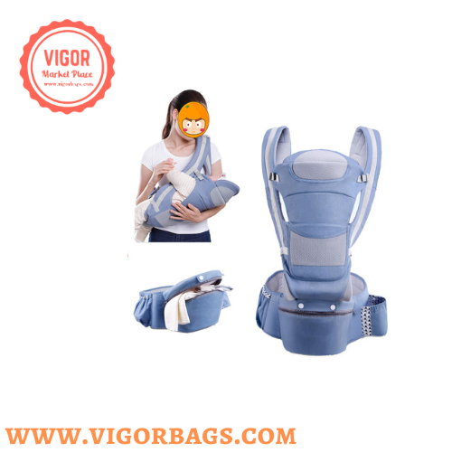 Baby Carrier With Strap & Baby Hip Seat Carrier with Pockets Ergonomic Infant Waist Combo - 10 Pack