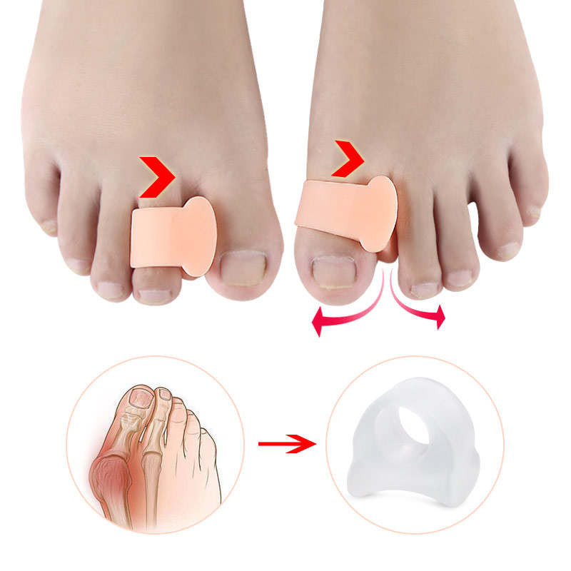 soft Silicone Foot Cushions Toe Thumb Foot Care Ball - MOQ 10 Pcs