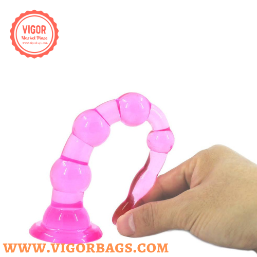 Huge Silicone Enlarge Plug Beads Toy Kit & Silicone Anal Long Bead Combo Pack