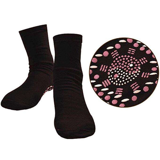 Dotted with Comfortable Grip tourmaline Socks