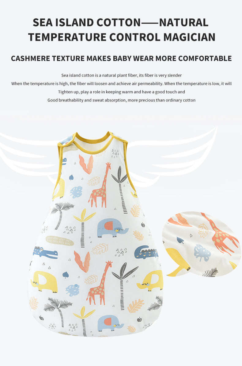 High End Comfort Cotton Baby sleeping bags for spring and autumn