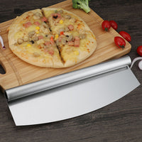 Pizza Rocker Cutter Stainless Steel Slicer Knife Sharp