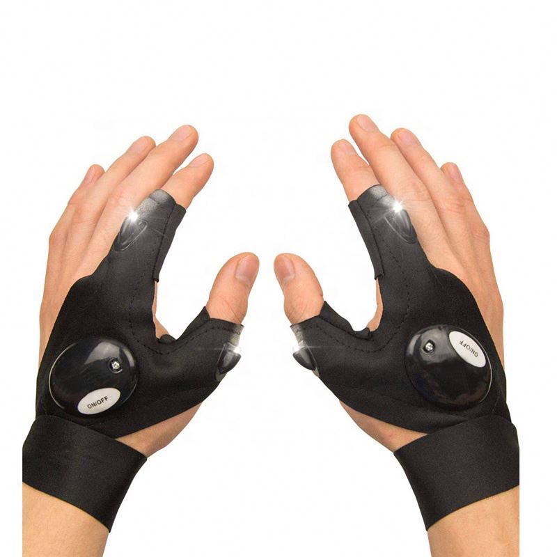 Hand Gloves With LED Flashlight Perfect Gift