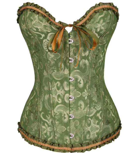 Floral Corset for Women Lingerie Bustier Top