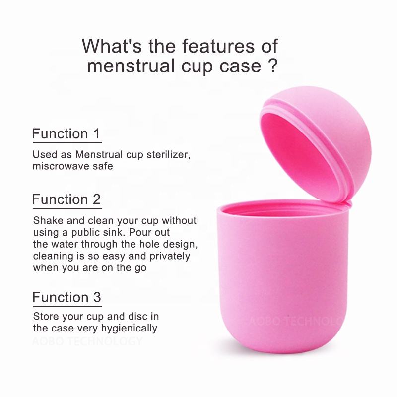 Woman Portable Menstrual Cup Case Sterilizer - MOQ 10 Pcs