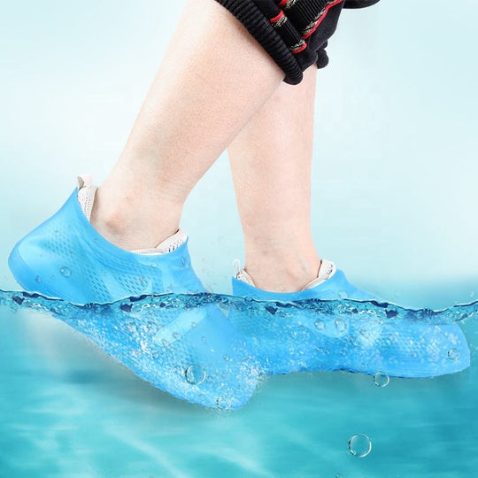 Waterproof Silicone Shoes Cover, Outdoor Shoes Protectors with Non-Slip Sole for Rainy and Snowy