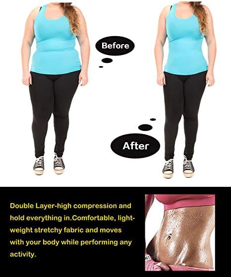 Double Layer-high compression Fat Burner sculpting an hourglass shape