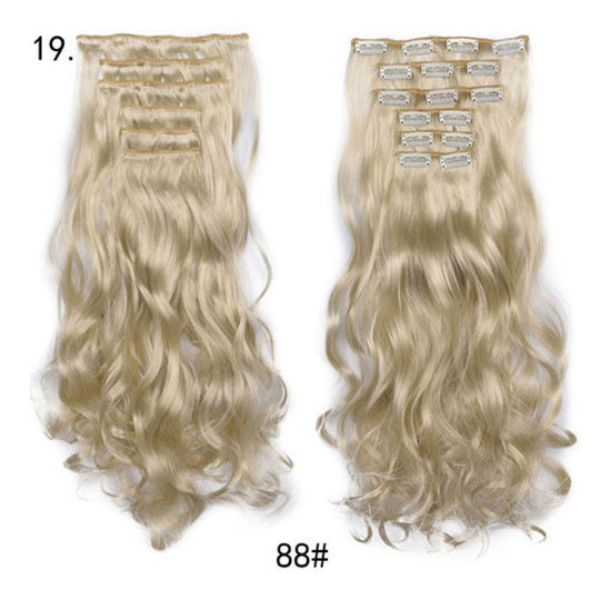 Long Curly Wavy Hair 16 Clip In Hair Extension