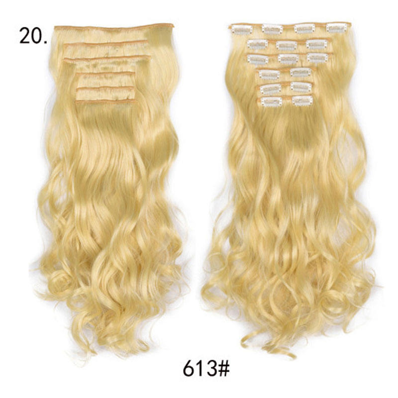 Long Curly Wavy Hair 16 Clip In Hair Extension