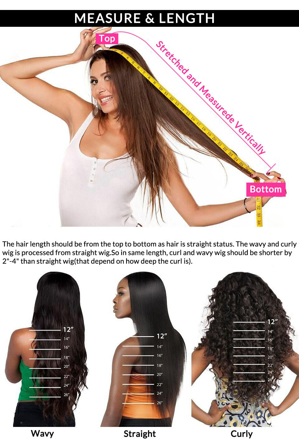 Long Curly Wavy Hair 16 Clip In Hair Extension - MOQ - 10 Sets