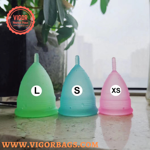 Reusable Lady Silicone Period Cup & Silicone Menstrual Disc Cup Combo Pack