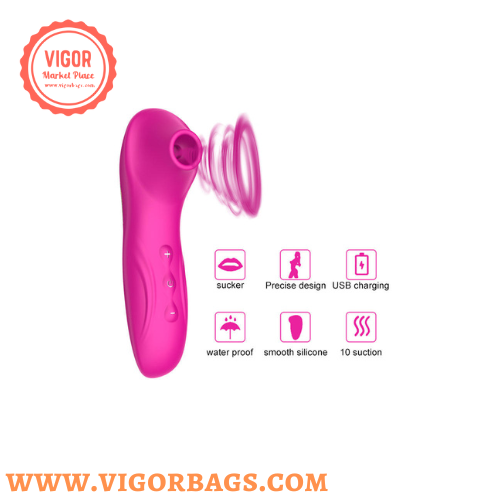 High Quality Silicone Vibrator 10 Mode Couple Vibrator - MOQ 10 Pcs