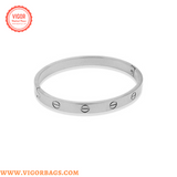 Stylish Simple Love Bangle & Nail bracelet for women trendy 18K Bangle Combo Pack - MOQ 10 Pcs
