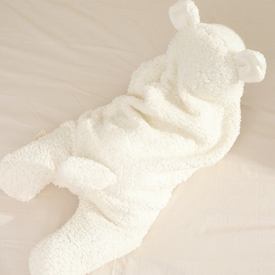 Bear Shaped Hooded Swaddle for New Born Babies - MOQ 10 Pcs