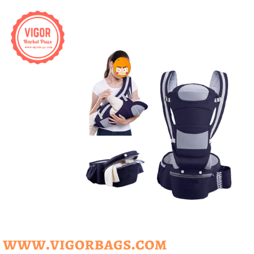 Baby Carrier With Strap & Baby Hip Seat Carrier with Pockets Ergonomic Infant Waist Combo - 10 Pack