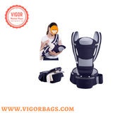 Baby Carrier With Strap & Baby Hip Seat Carrier with Pockets Ergonomic Infant Waist Combo - MOQ 10 Pcs