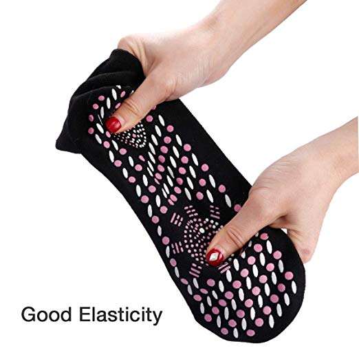 Dotted with Comfortable Grip tourmaline Socks - MOQ 10 pairs