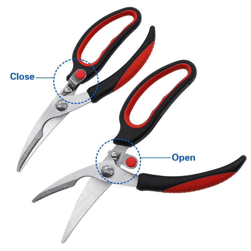 kitchen scissor shears for chicken meat vegetable - MOQ 10 Pcs