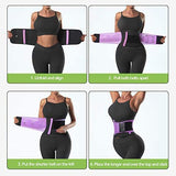 Women Slimming Workout Compression Double Belt Sweat Trainer