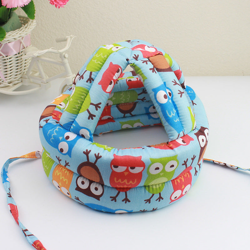 Cute Baby Safety Helmet Toddler Head Protection Adjustable Bumper