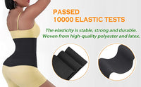 Waist Wrap, Waist Trainer for Women with Loop Design, Tightness Adjustable & Non-Slip, Plus Size, Invisible & Flexible for Stomach, Lower Belly Fat, Post Partum Black