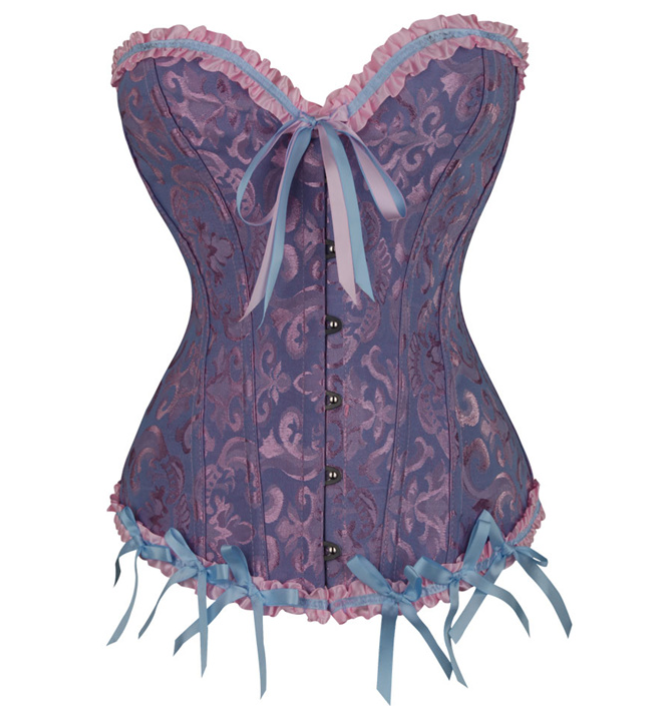 Floral Corset for Women Lingerie Bustier Top