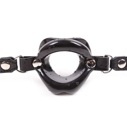 Japanese Lips O Ring Open Mouth Bondage Restraint Gag Collar