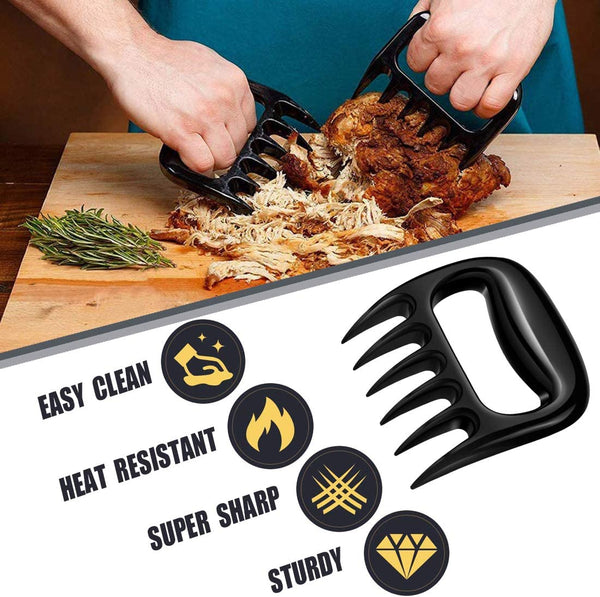 Meat Claws Meat Shredder Claws - for Shredding Handling Carving BBQ Pulled  Pork/Chicken/Turkey - Easily Lift, Handle, Shred, and Cut Meats