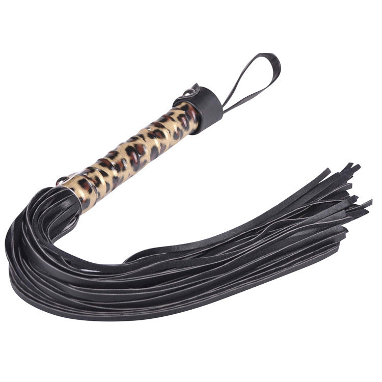 Spanking Bondage Whip Cheetah & Zebra Pattern