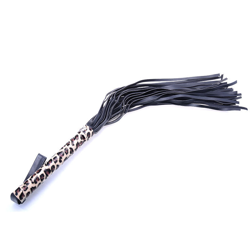 Spanking Bondage Whip Cheetah & Zebra Pattern