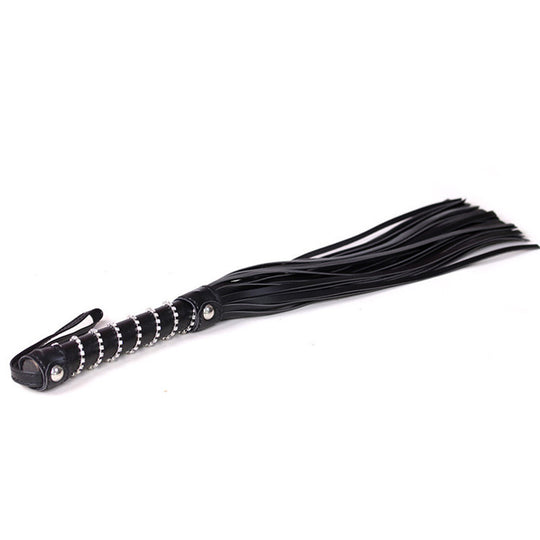 Whips & Flogger Handle With Studded Stones