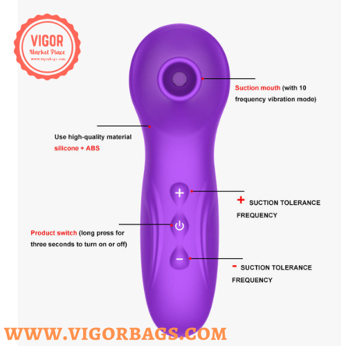 High Quality Silicone Vibrator 10 Mode Couple Vibrator - MOQ 10 Pcs