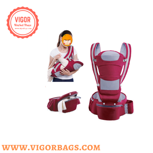 Baby Carrier With Strap & Baby Hip Seat Carrier with Pockets Ergonomic Infant Waist Combo - 10 Pack