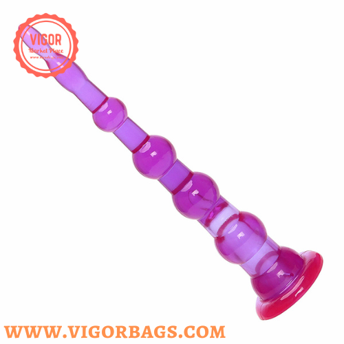 Huge Silicone Enlarge Plug Beads Toy Kit & Silicone Anal Long Bead Combo Pack