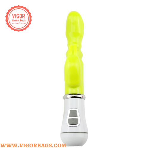 Rabbit ear ticking dildo with 10 Speed Performance - MOQ 10 Pcs