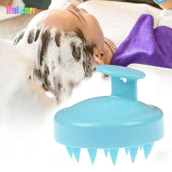 Bath Massage Soft Silicone Scalp Hair Shower Brush