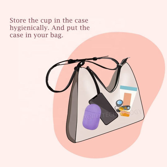 Woman Portable Menstrual Cup Case Sterilizer - MOQ 10 Pcs