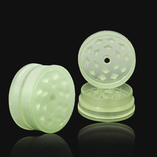 Luminous Glow in the Dark Plastic Herb Grinder