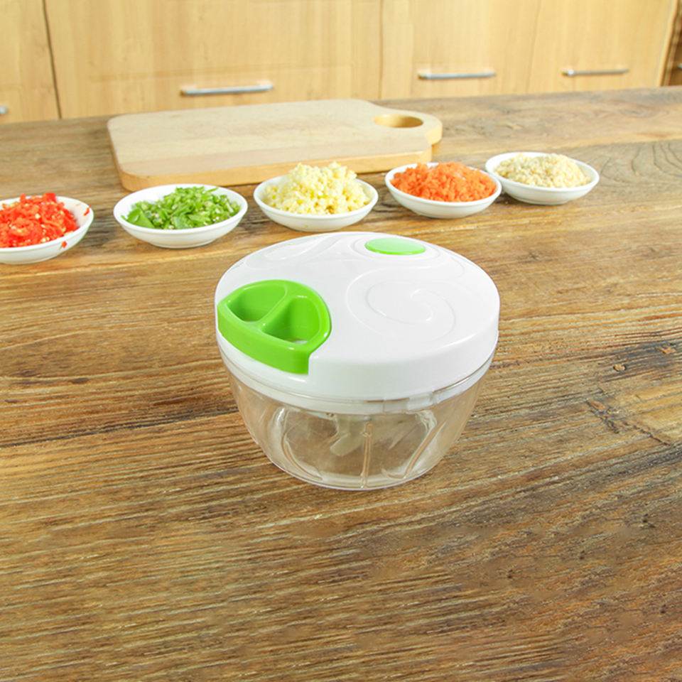 Handy Food Chopper Pull String Vegetable Chopper Onions Chopper(Bulk 3 Sets)