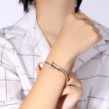 Nail bracelet for women trendy 18K Bangle - MOQ 10 Pcs