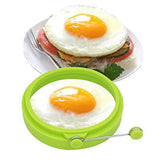 Nonstick Silicone Egg & Pancakes Molds - 4 Pcs