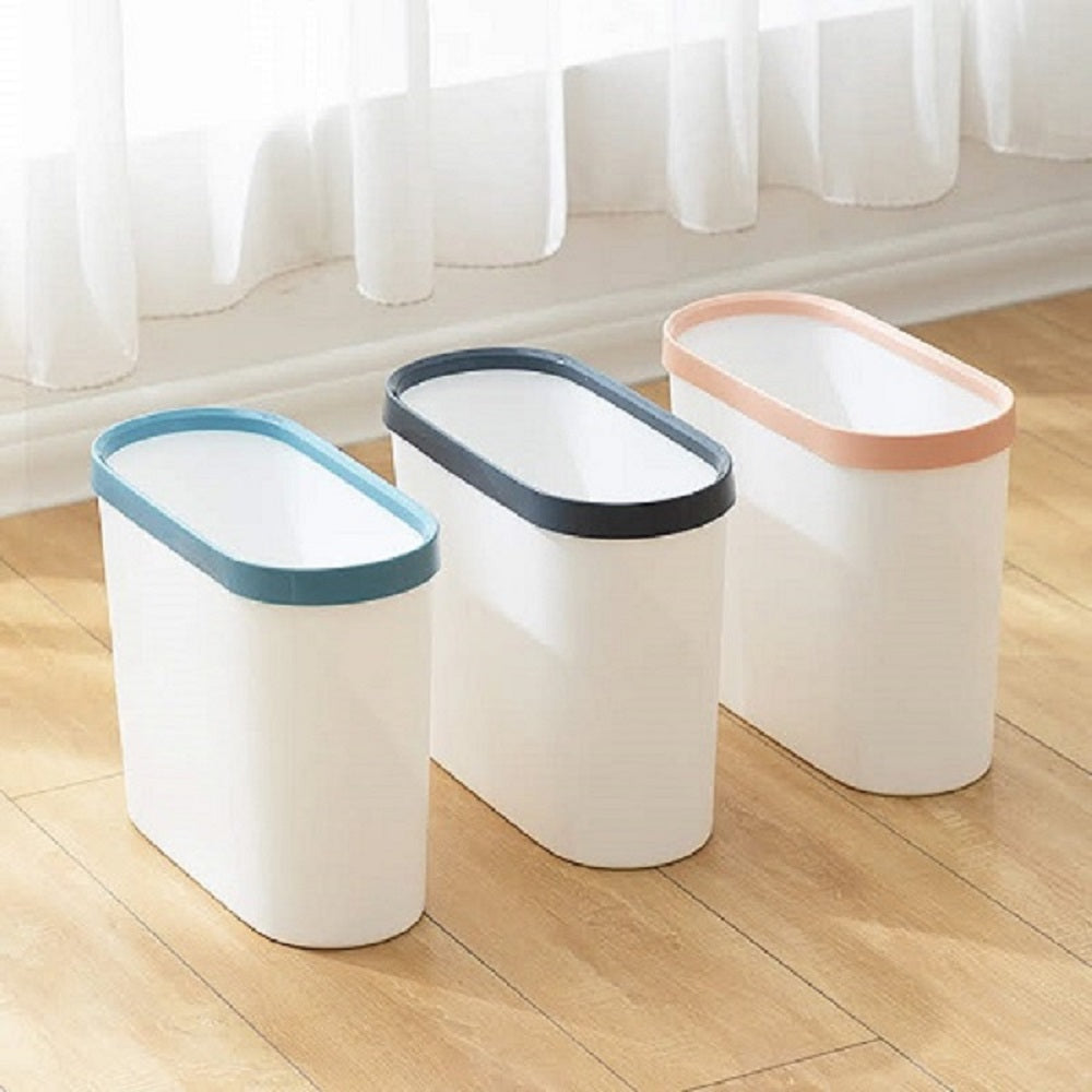 Rectangular & Sleek Narrow Trash Can Stylish