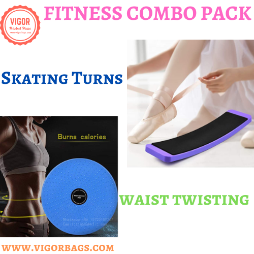 Aerobic waist twisting foot disc & Ballet Gymnastics Figure Skating Combo Pack - MOQ 10 Pcs