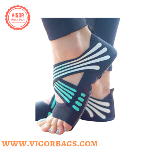 Power Yoga Socks Shoes with Grip & Pilate Ring Combo Pack(5 Pack)