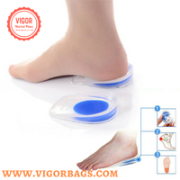 Silicone Gel Heel Protector Foot Care & Ankle Silicone Gel Heel Pad Combo Pack