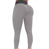Sharp High waist yoga pants leggings wild beauty rare crush pattern look(Gray Color)